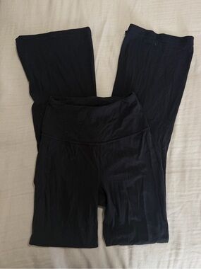 Lululemon black flare pants